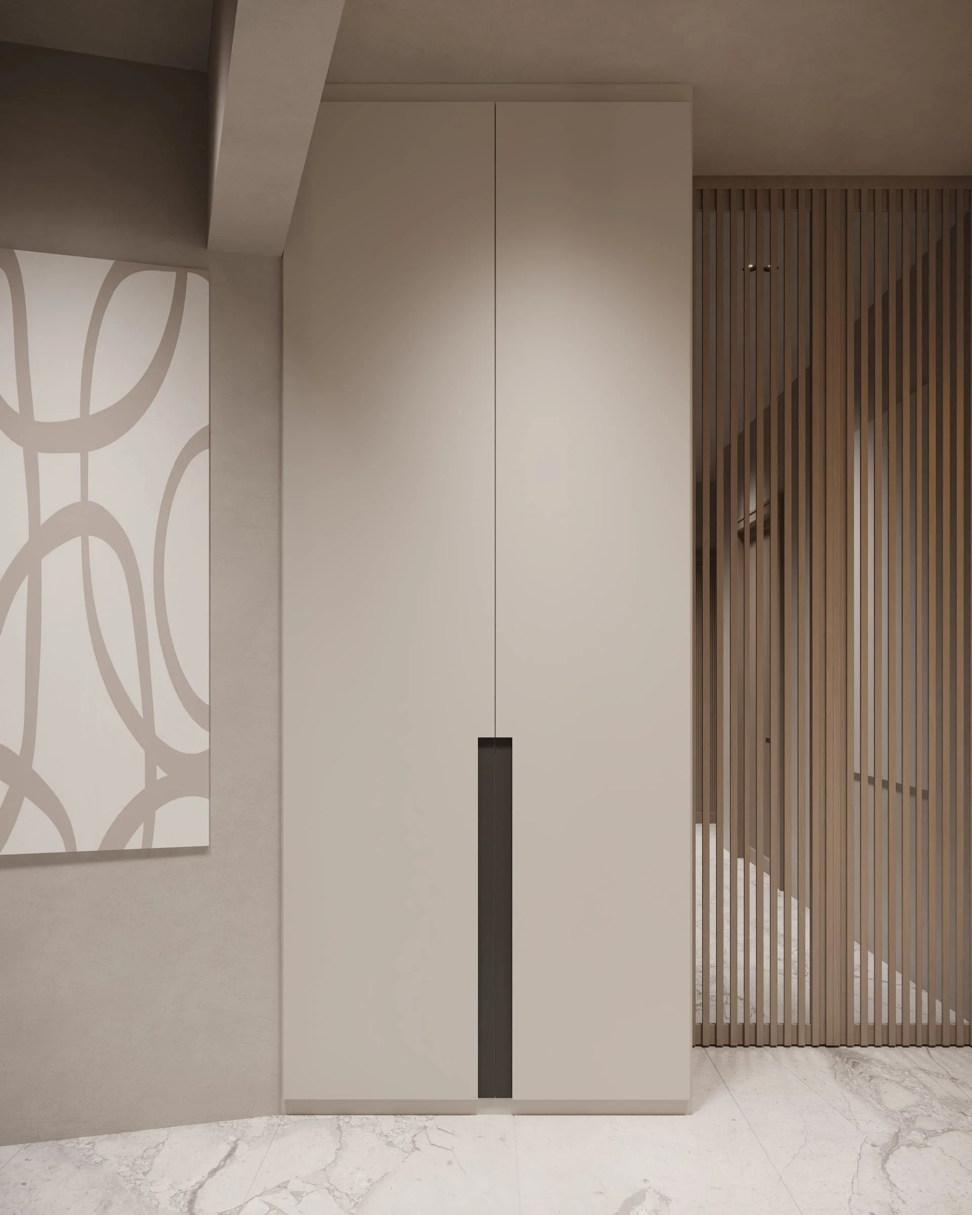Soft natural light falling across an empty interior volume during the discovery phase